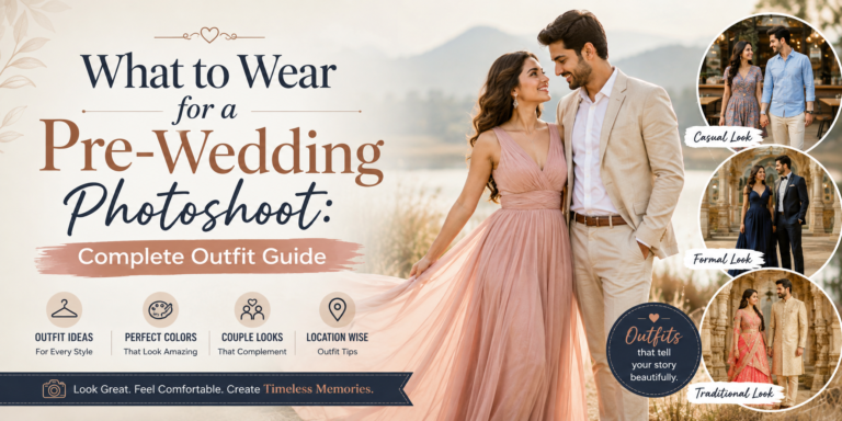 what to wear for a pre-wedding photoshoot