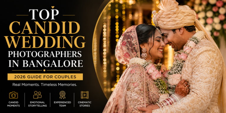 top candid wedding photographers in Bangalore